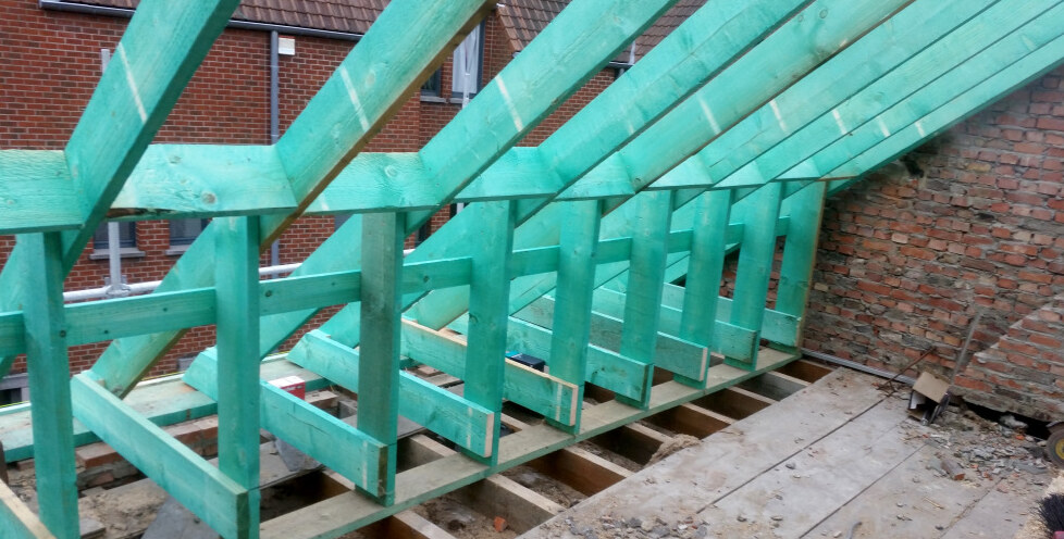 Spanten met borstwering